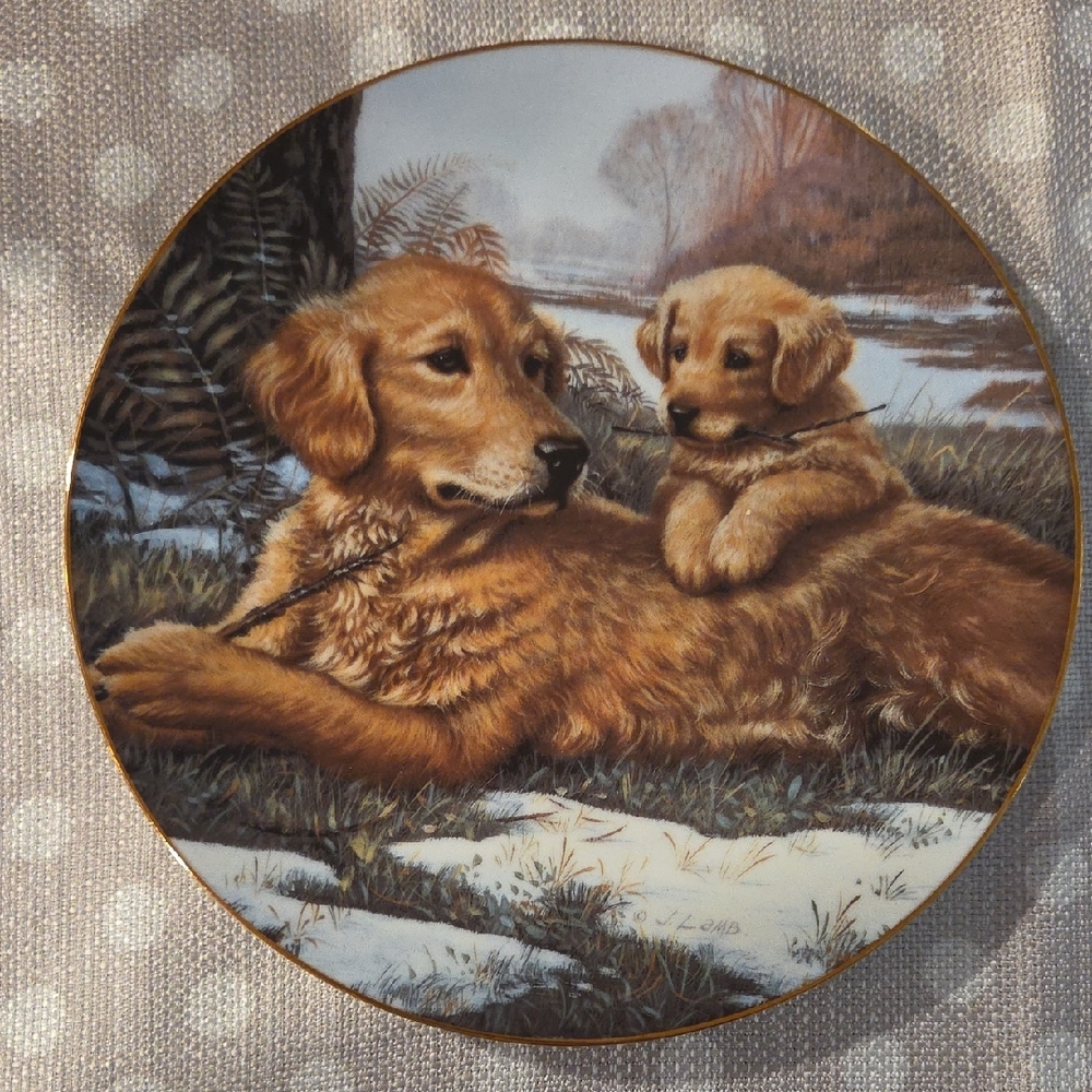 The Hamilton Collection Limited Edition Golden Moments Decorative Plate